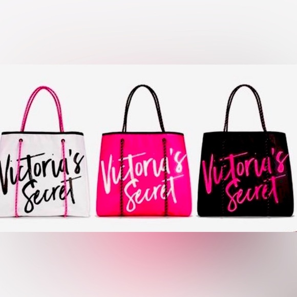 Victorias Secret Pink Wicked Limited Edition Large Signature Tote Bag NWOT - Picture 11 of 11